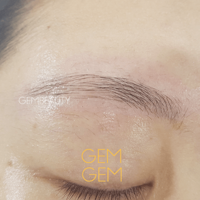 부평 눈썹 문신 시술 전후 사진 비교2